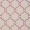 Purple Embroidery Geometric Linen Look Woven Pattern Upholstery Fabric by The Yard - SKU: Barwick Orchid